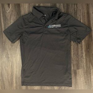 Men’s Allied Universal Security Services Grey Performance Polo Shirt- XS